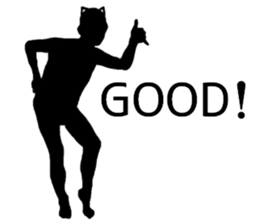 Mr.BLACK CAT for English sticker #6339867