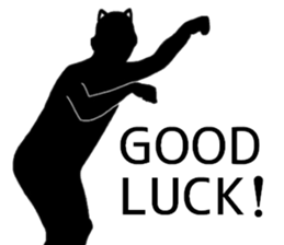 Mr.BLACK CAT for English sticker #6339876