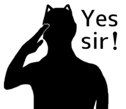 Mr.BLACK CAT for English sticker #6339882