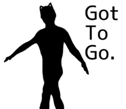 Mr.BLACK CAT for English sticker #6339885