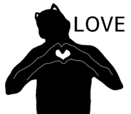 Mr.BLACK CAT for English sticker #6339887