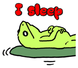 Animal face sticker (English version) sticker #6340213