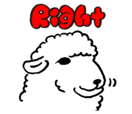 Animal face sticker (English version) sticker #6340215