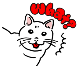 Animal face sticker (English version) sticker #6340218