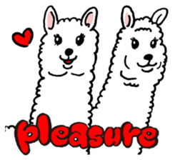 Animal face sticker (English version) sticker #6340231