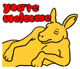 Animal face sticker (English version) sticker #6340235