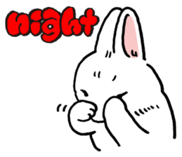 Animal face sticker (English version) sticker #6340238