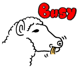 Animal face sticker (English version) sticker #6340242