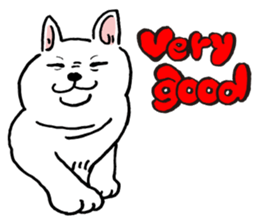 Animal face sticker (English version) sticker #6340243