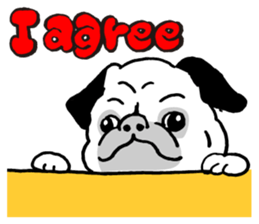 Animal face sticker (English version) sticker #6340244