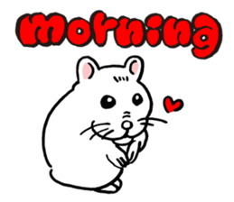 Animal face sticker (English version) sticker #6340246