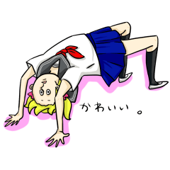 Sticker of disgusting face