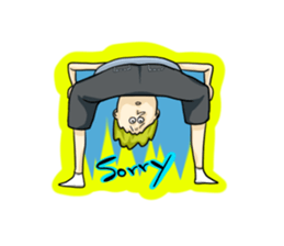 Sticker of disgusting face sticker #6340773