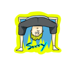 Sticker of disgusting face sticker #6340773