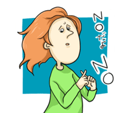 Sticker of disgusting face sticker #6340775