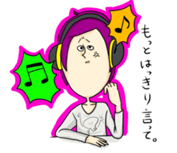 Sticker of disgusting face sticker #6340778