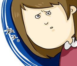 Sticker of disgusting face sticker #6340787