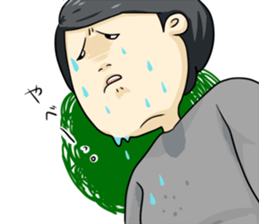 Sticker of disgusting face sticker #6340795