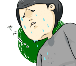 Sticker of disgusting face sticker #6340795