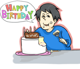 Sticker of disgusting face sticker #6340798