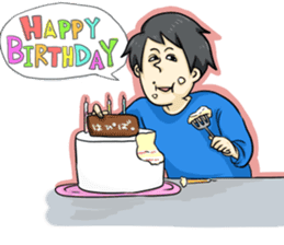 Sticker of disgusting face sticker #6340798