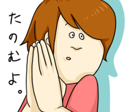 Sticker of disgusting face sticker #6340806