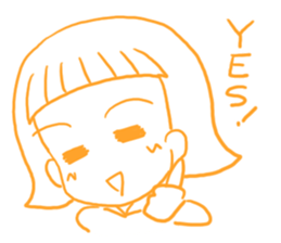 A forelock disappeared! sticker #6340808