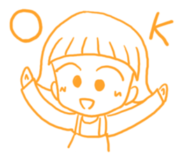 A forelock disappeared! sticker #6340809