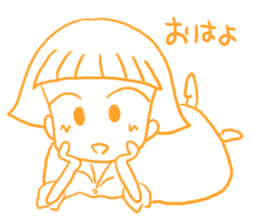 A forelock disappeared! sticker #6340814