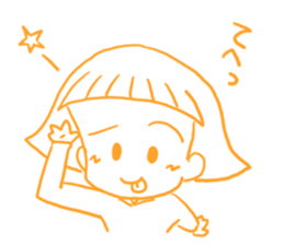 A forelock disappeared! sticker #6340818