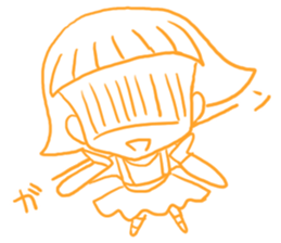 A forelock disappeared! sticker #6340838