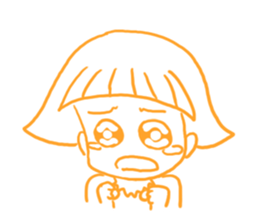 A forelock disappeared! sticker #6340844