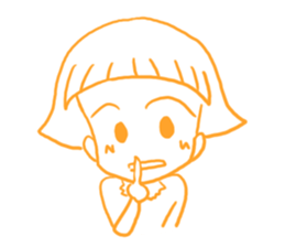 A forelock disappeared! sticker #6340846