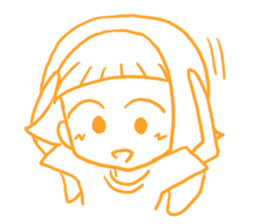 A forelock disappeared! sticker #6340847