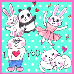 Happy cute lovely animals Part.2