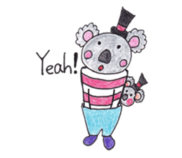 Happy cute lovely animals Part.2 sticker #6340902