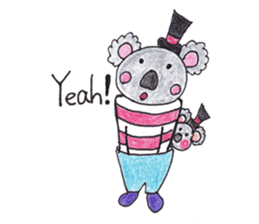 Happy cute lovely animals Part.2 sticker #6340902