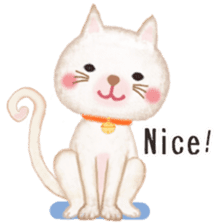 Cute cat stickers sticker #6340973
