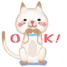 Cute cat stickers sticker #6340974