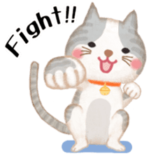 Cute cat stickers sticker #6340982