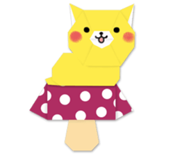 ORIGAMI sticker sticker #6341547