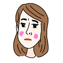 Sticker of white japanese OL Yukiko