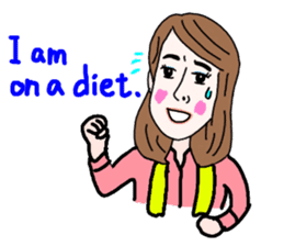 Sticker of white japanese OL Yukiko sticker #6341614