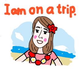 Sticker of white japanese OL Yukiko sticker #6341622