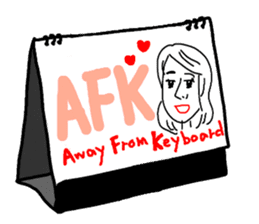 Sticker of white japanese OL Yukiko sticker #6341623