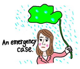 Sticker of white japanese OL Yukiko sticker #6341631