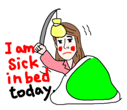 Sticker of white japanese OL Yukiko sticker #6341636