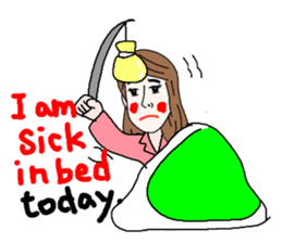 Sticker of white japanese OL Yukiko sticker #6341636