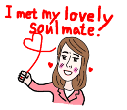 Sticker of white japanese OL Yukiko sticker #6341637