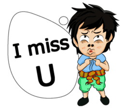 Keng-Keo the lover sticker #6342169